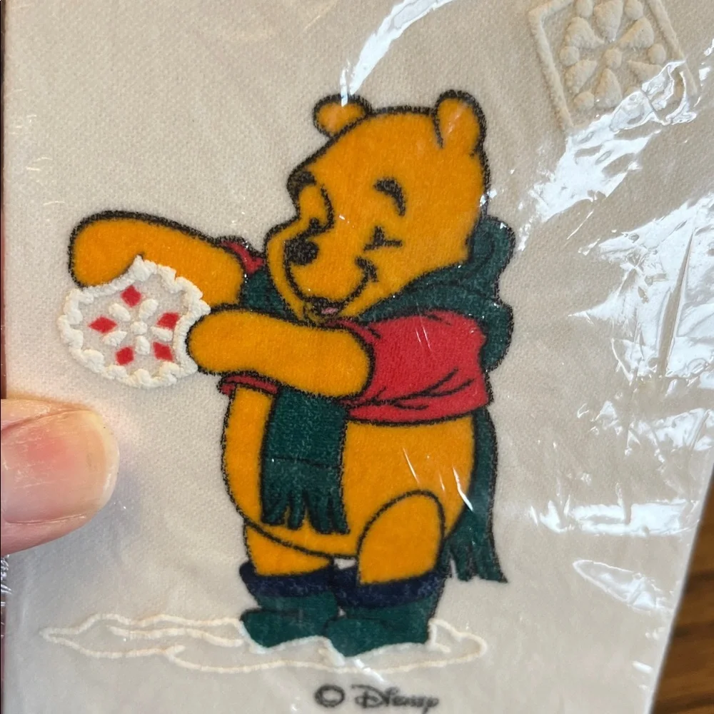 Christmas Tights Winnie the Pooh Off White New Girls Large